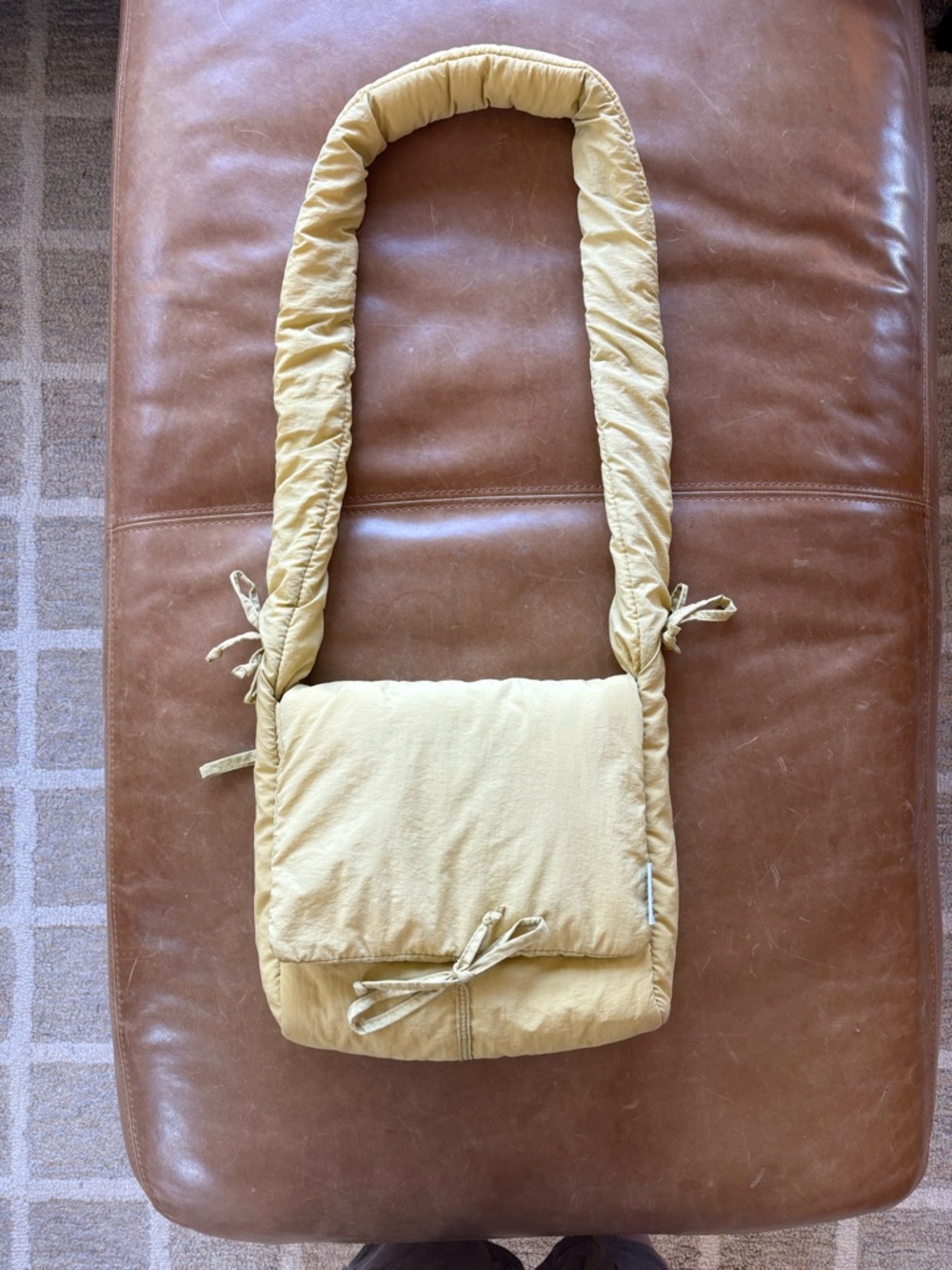 Olend Nina Crossbody Bag in Lime - Casual Everyday Shoulder Bag
